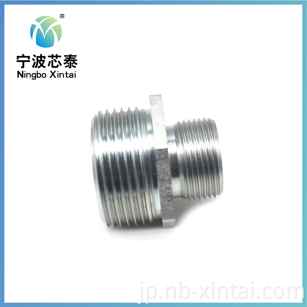 NingboメーカーOEM高品質炭素鋼油圧ステンレス鋼油圧アダプター